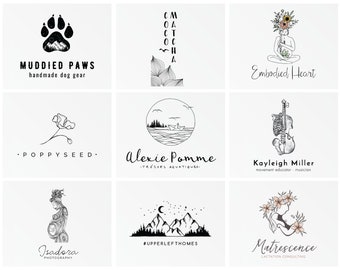 Custom Logo Design - Logo Design Custom - Logo Design - Custom Logo - Logo - Graphic Design - Hand Drawn Logo - Custom Drawing - Branding