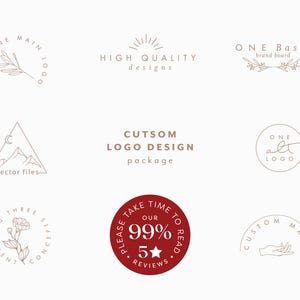 Logo Design - Custom Logo Design - Logo Branding - Logo Design Custom for Business - Branding Package - Logo Branding Kit - Graphic Design