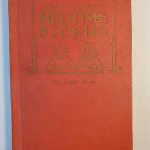Vintage 1946 Uncle Arthur&#39;s Bedtime Stories: Illustrated Children&#39;s Book, Vol 13-16