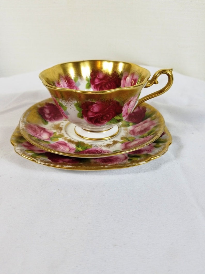 Royal Albert Crown China Old English Rose Pattern 192527 Etsy