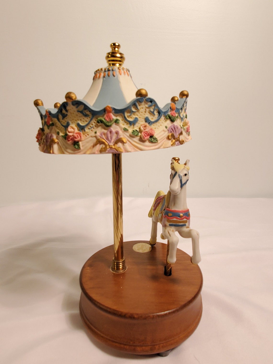 Music Box Carousel Horse Collection 2nd Edition Windup Music Etsy