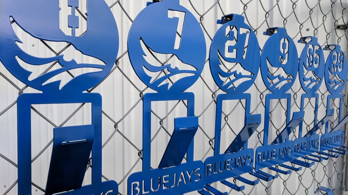 Customized Softball or Baseball equipment hanger POWDER Etsy