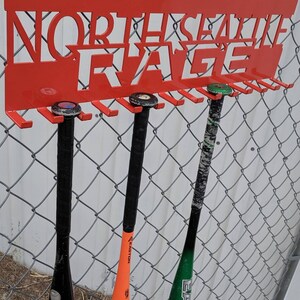 Custom, Personalized, Portable Team Bat Holder. - Etsy