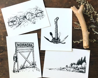 Norröra, 4 Cards