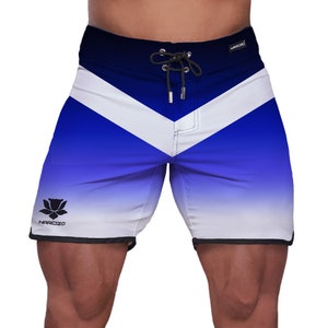 Men&#39;s Physique Shorts. Blue Horizon. 17&quot;