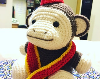 Crochet Chubby Monkey PATTERN, Amigurumi, Year of the Monkey, Chinese New Year, 2016, baby, kids, toddler