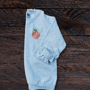 Monogram pumpkin sweatshirt deals