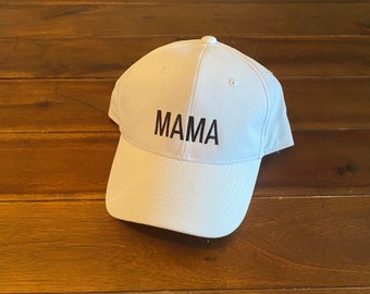 Monogrammed Mama Sombrero Personalizado Diciendo Sombrero Gorra de béisbol monograma Regalo Monograma Regalo de cumpleaños divertido