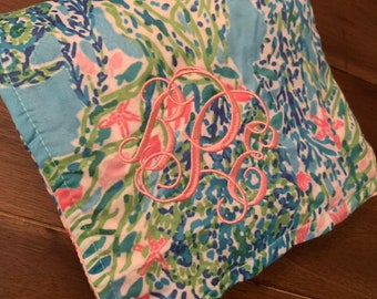 lilly pulitzer baby blanket