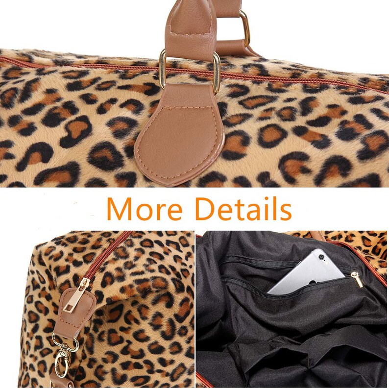 monogrammed leopard bag