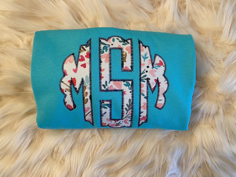 Create Your Own Applique Sweatshirt Ladies Womens Etsy