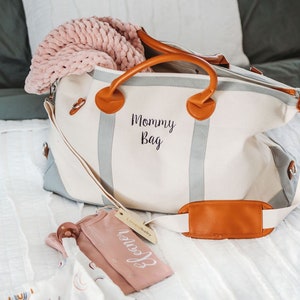 Monogrammed Weekender Bag | Monogrammed Hospital Overnight Bag | Personalized Gift | Monogrammed Carry On Luggage