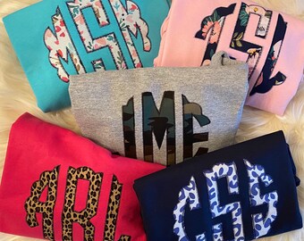 Create Your Own Applique Sweatshirt  | Ladies Women’s Monogrammed Pullover | Mommy and Me Embroidered Sweatshirt