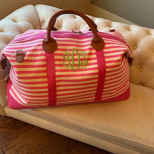 Monogrammed Weekender Bag | Monogrammed Overnight Bag | Personalized Gift | Monogrammed Carry On Luggage