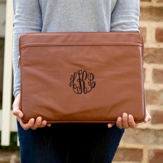 Monogrammed clearance laptop bag