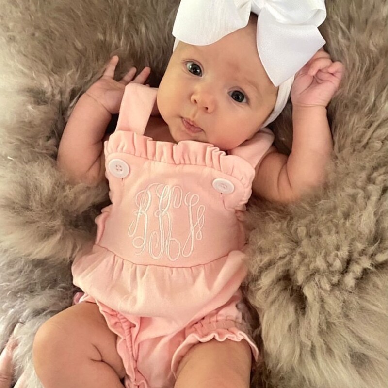 Cute little roses ruffle sunsuit main image 0