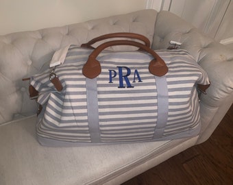 Borsa da viaggio con monogramma / Borsa da viaggio con monogramma / Regalo personalizzato / Bagaglio a mano con monogramma