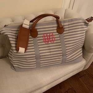 Monogrammed Weekender Bag | Monogrammed Overnight Bag | Personalized Gift | Monogrammed Carry On Luggage