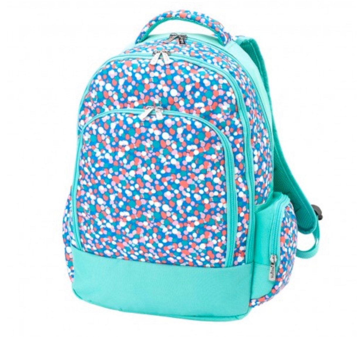 Monogrammed Confetti Pop Backpack Monogrammed Dot School Bag | Etsy