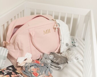 Monogrammed Weekender Bag / Monogrammed Hospital Overnight Bag / Regalo personalizzato / Monogrammed Carry On Luggage