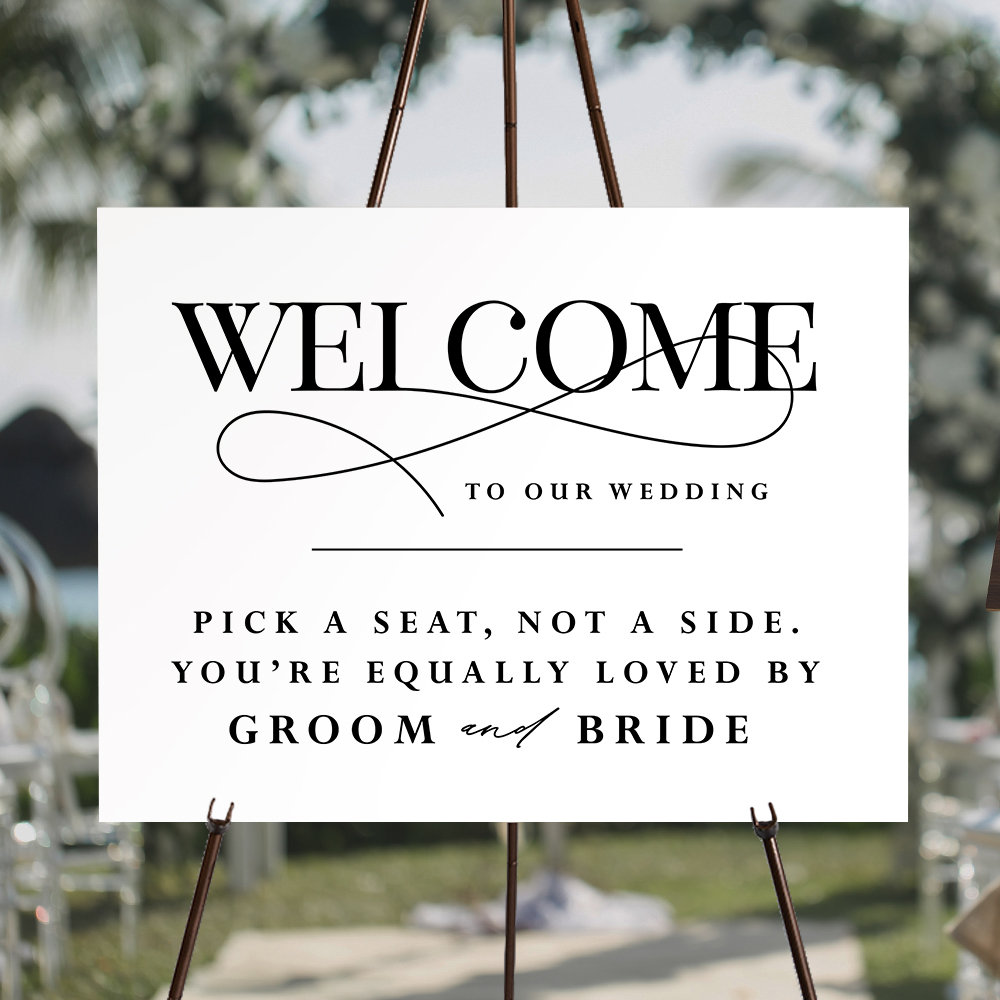 pick-a-seat-not-a-side-sign-open-seating-acrylic-wedding-welcome-signage-etsy