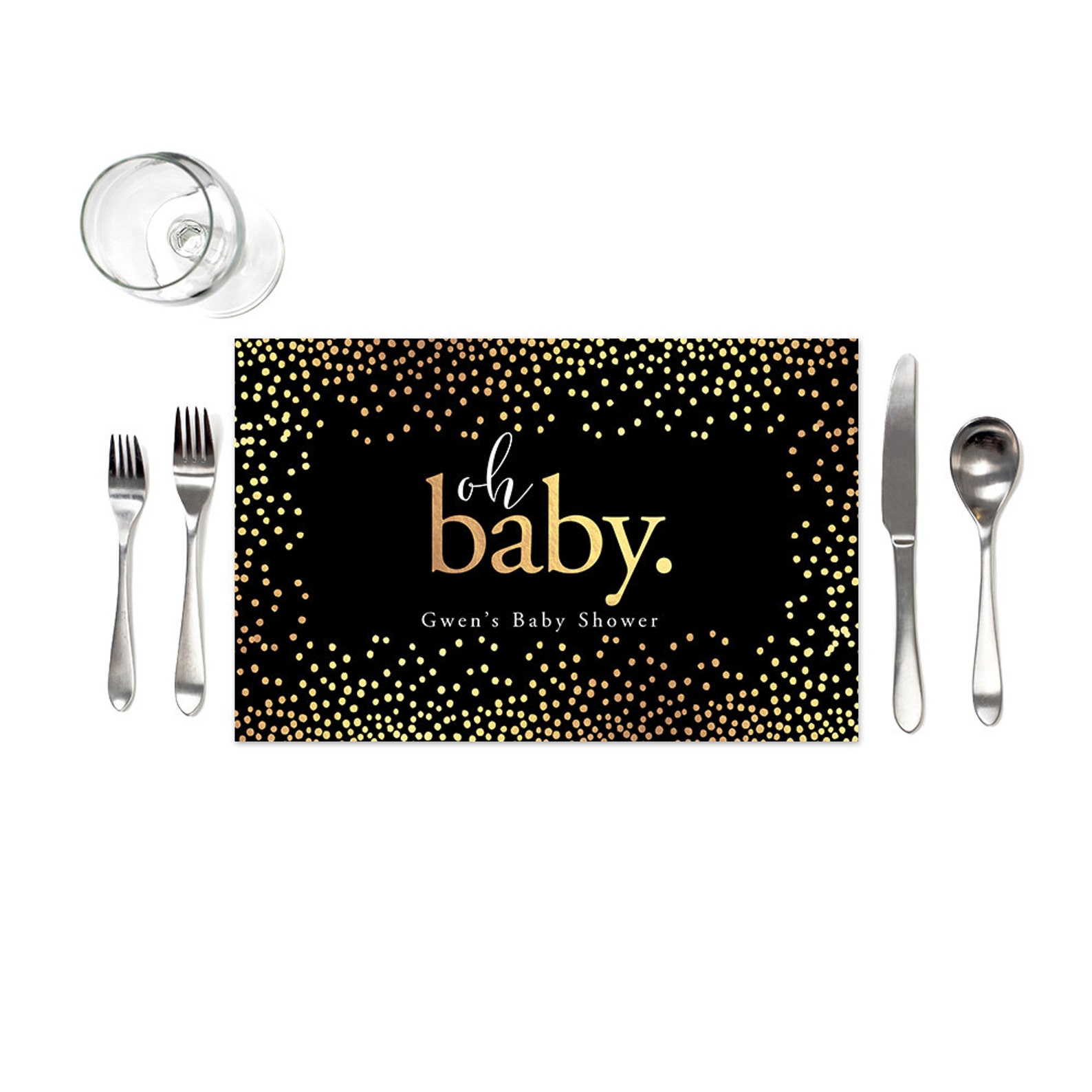 Baby Shower Placemats Baby Shower Decor Baby Shower Etsy