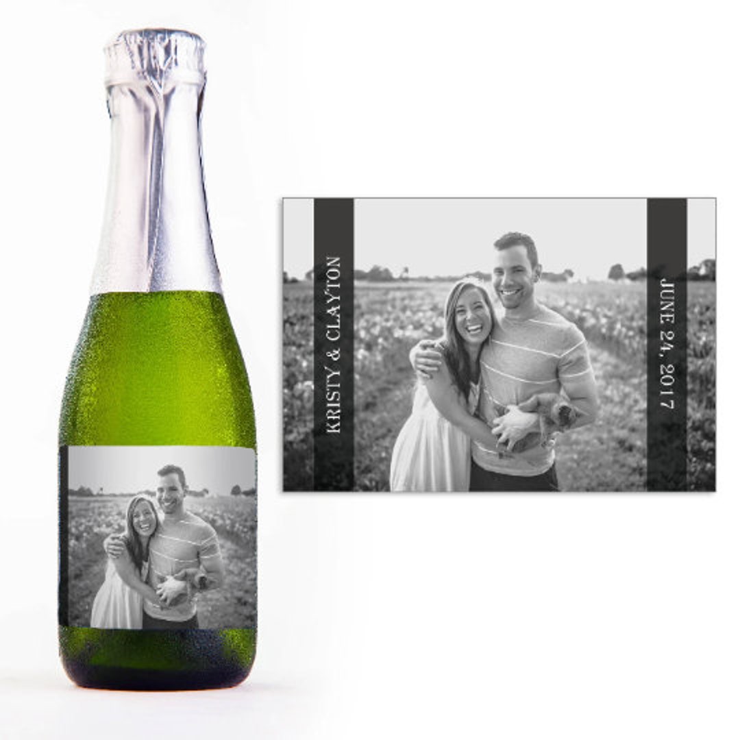 Wedding Favor Labels Personalized Labels wedding Favors mini Champagne Labels wedding Toast ...