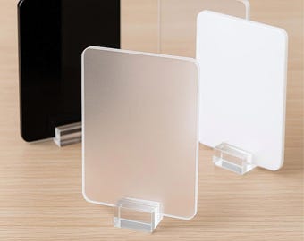 Acrylic Blanks with Stand: DIY Crafts, Laser Cutting, Vinyl Projects