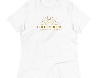 Boho Photographer T Shirt, Golden Hour Photographer, Women's Photography Shirt