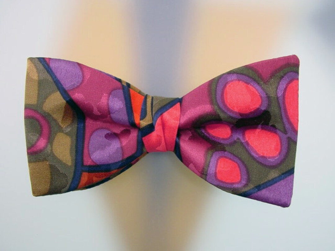 Unique Bow Tie canada Fine Silk Bow Tie Hand Painted Men's Accessory Hand Crafted in USA Etsy