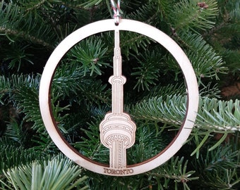 CN tower christmas ornaments