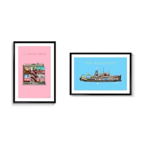 Wes Anderson Poster Pack - 111 Archer Avenue & The Belafonte