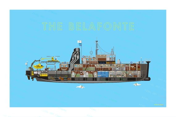 The Life Aquatic The Belafonte | Etsy