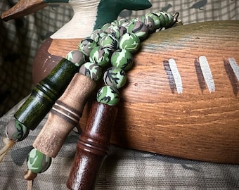 Original Duck Call Pacifier Clip- Camoflauge Silicone