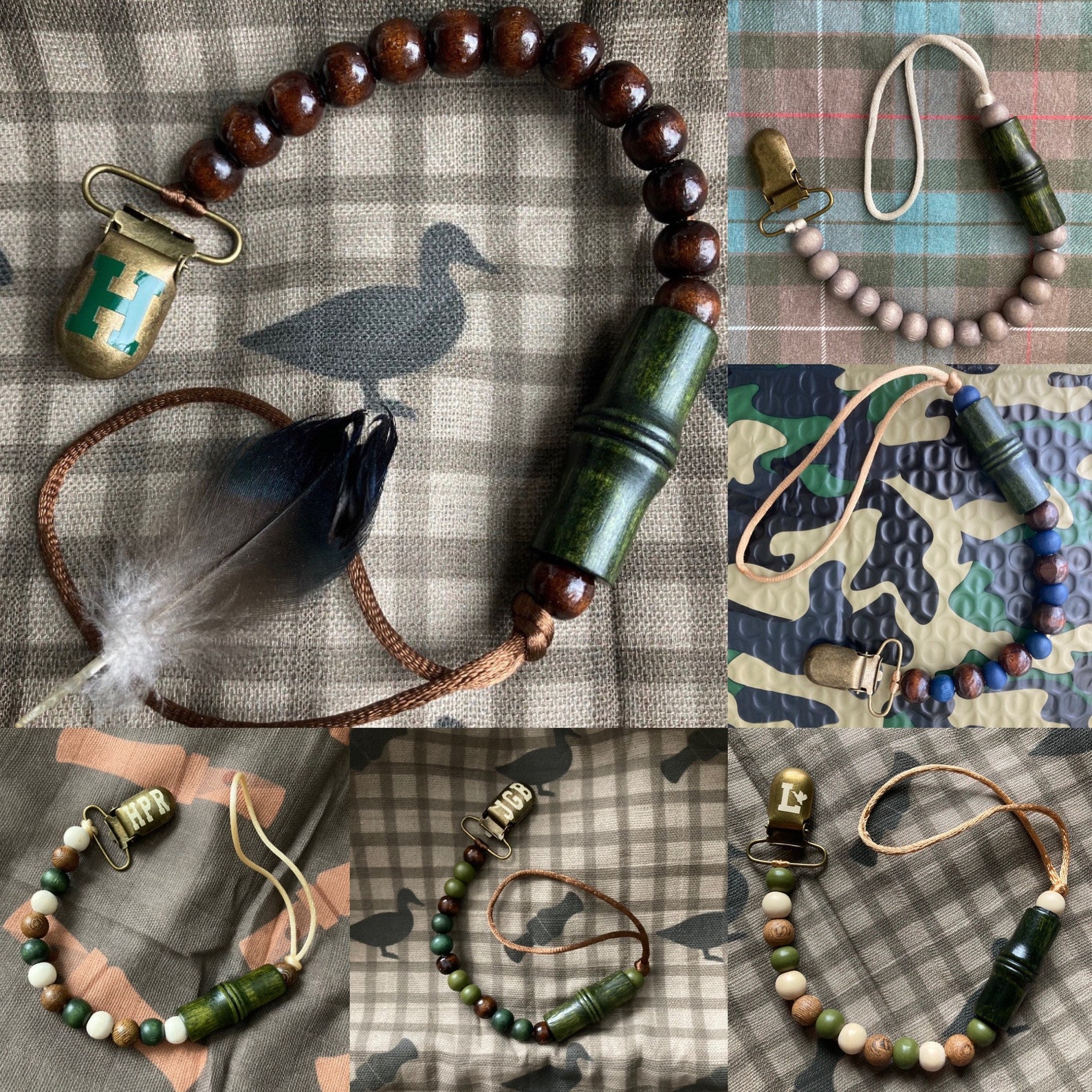 Original Duck Call Pacifier Clip Etsy