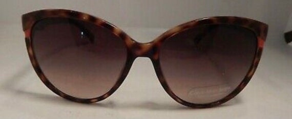 Vintage 90s CK Calvin Klein Tortoise Shell Square Rectangle Sunglasses Brown Vintage Calvin Klein 1990s Tortoise Sunglasses Woman main image 4