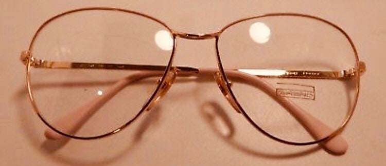 Vintage Girard 4434 Mat.A.Gold 49/20 P3 Round All Metal Eyeglass Frame NOS  #226 