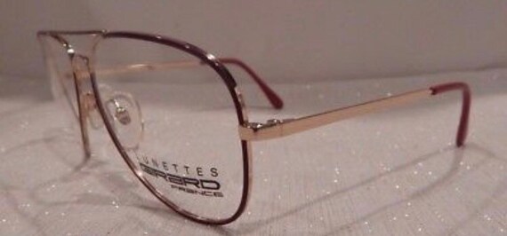 Vintage Eyeglasses  aviators 1980's Girard made i… - image 4