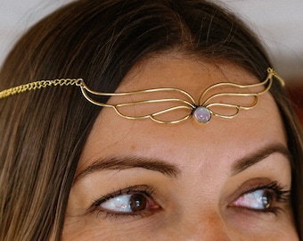 TIARA with moonstone ~ elven crown