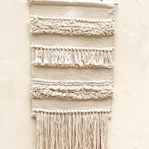 Boho Wall Hanging | Tapestry | White