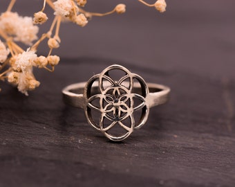 Seed of Life Ring | 925 Sterling Silver