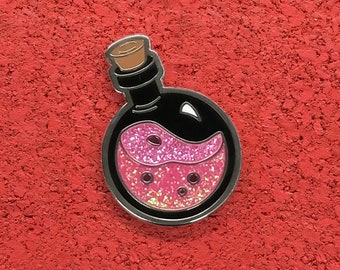 Mega Potion of Lust, Hard Enamel Brass Lapel Pin