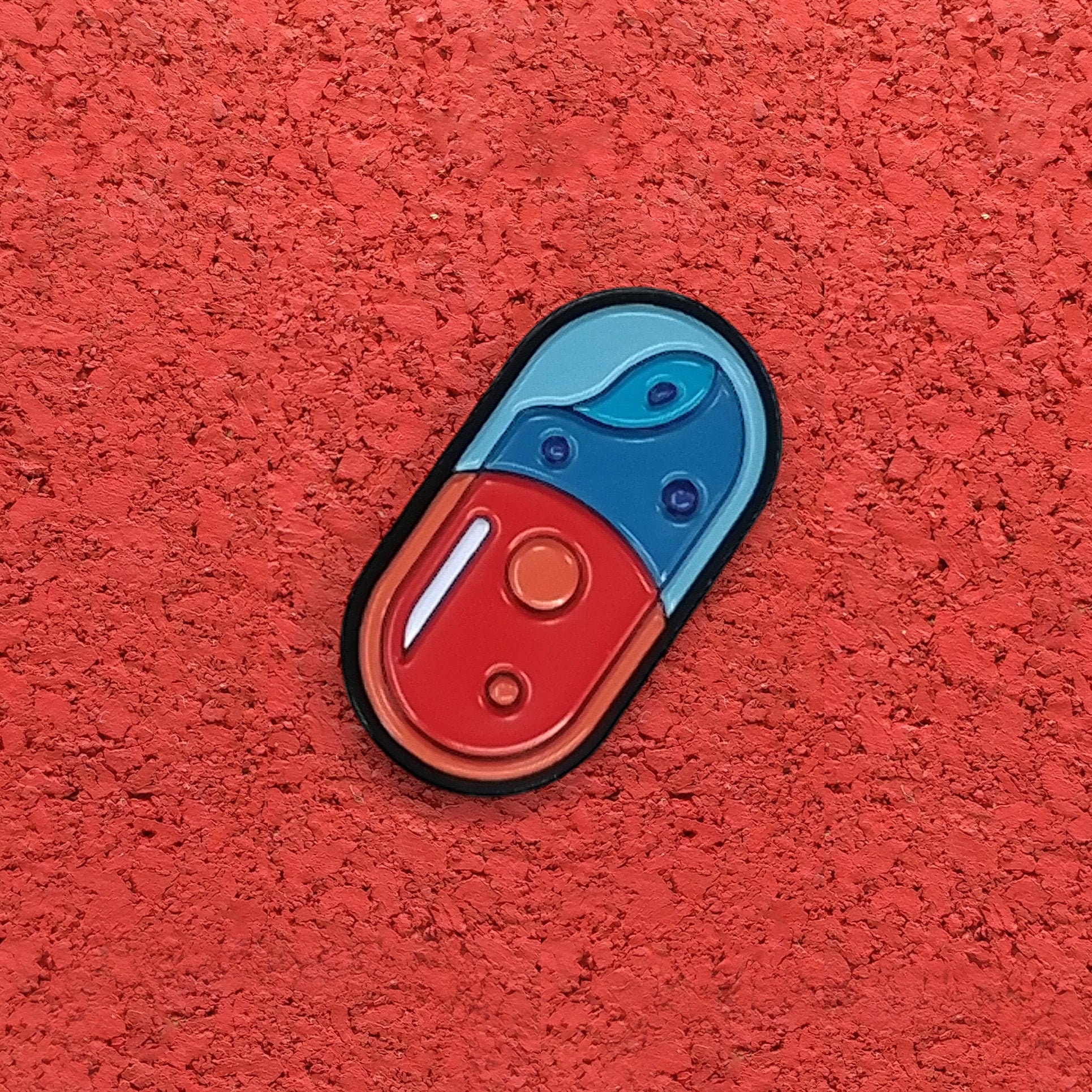 Capsule, Soft Enamel Brass Lapel Pin