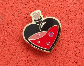 Distillation of Lust, Hard Enamel Brass Lapel Pin