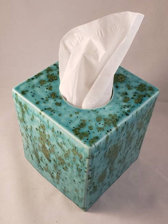 Square Tissue Box Cover Made to Order Handmade Ceramics Pottery many Colors Available Etsy UK