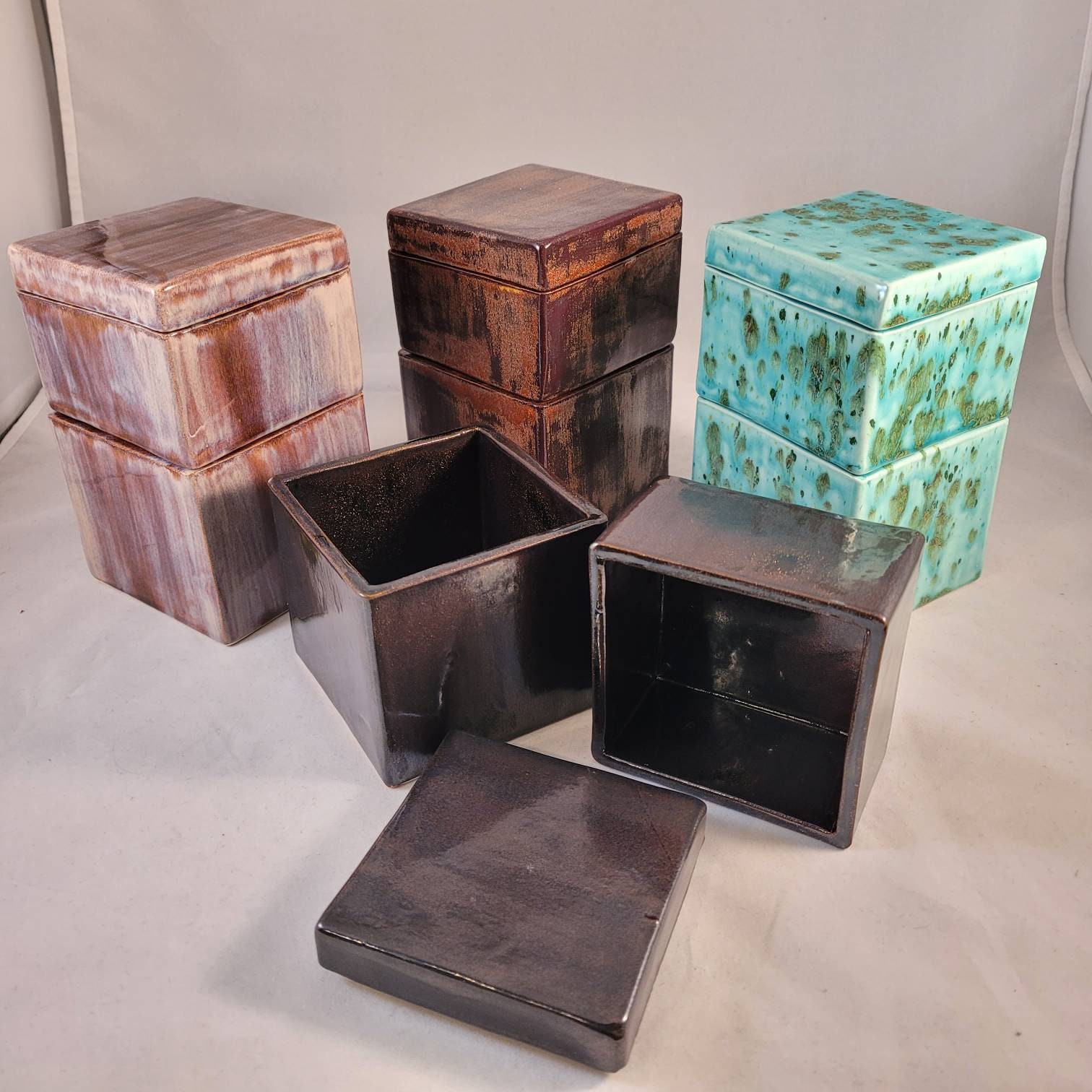 Caja de almacenamiento con tapa contenedor apilable | Etsy