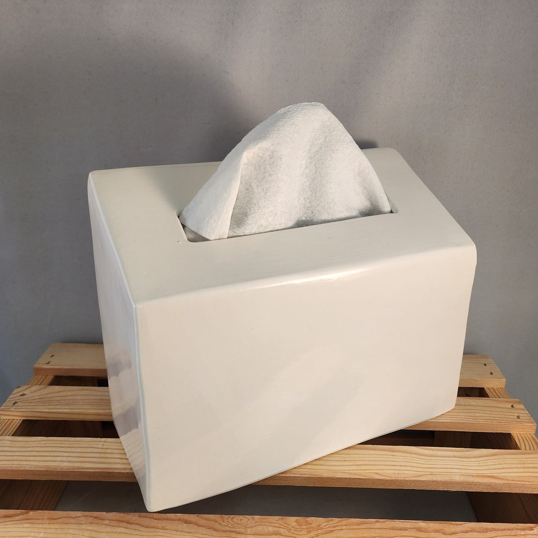 Hand Towel Box Cover Holder Made to Order Handmade Ceramics Pottery
