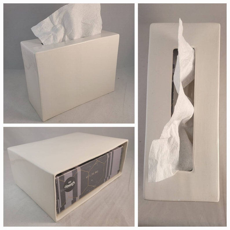 Hand Towel Box Cover Holder Made to Order Handmade Ceramics Etsy