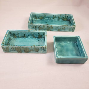 Ceramic Dish Tray Made to Order Handmade Custom Glazing Ring Jewelry Dish Bath Accessory