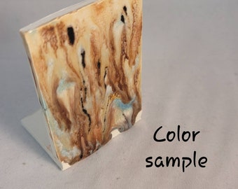 Glaze Test Tile - Color Sample ~ Made to Order Handmade Ceramics - Pottery